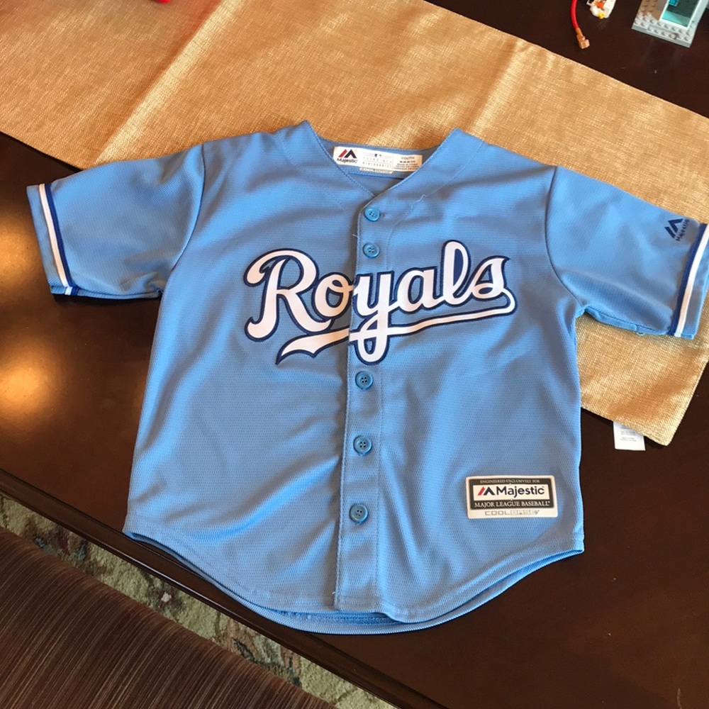 KC Royals Boys Jersey Size 5/6